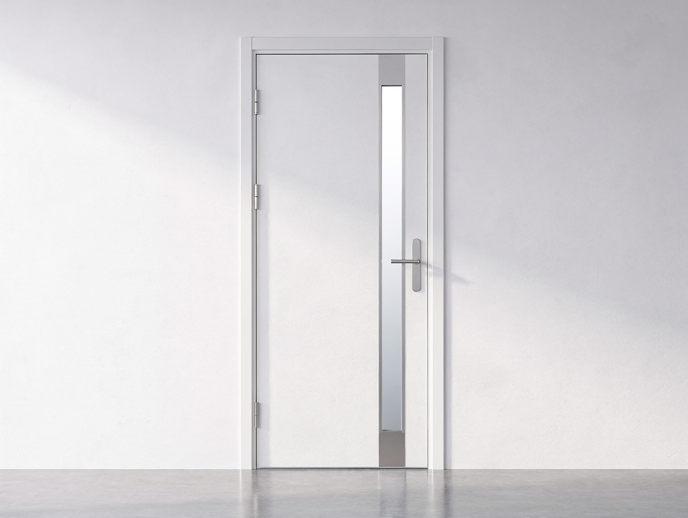 Porte d'entrée en PVC design avec renfort thermique
